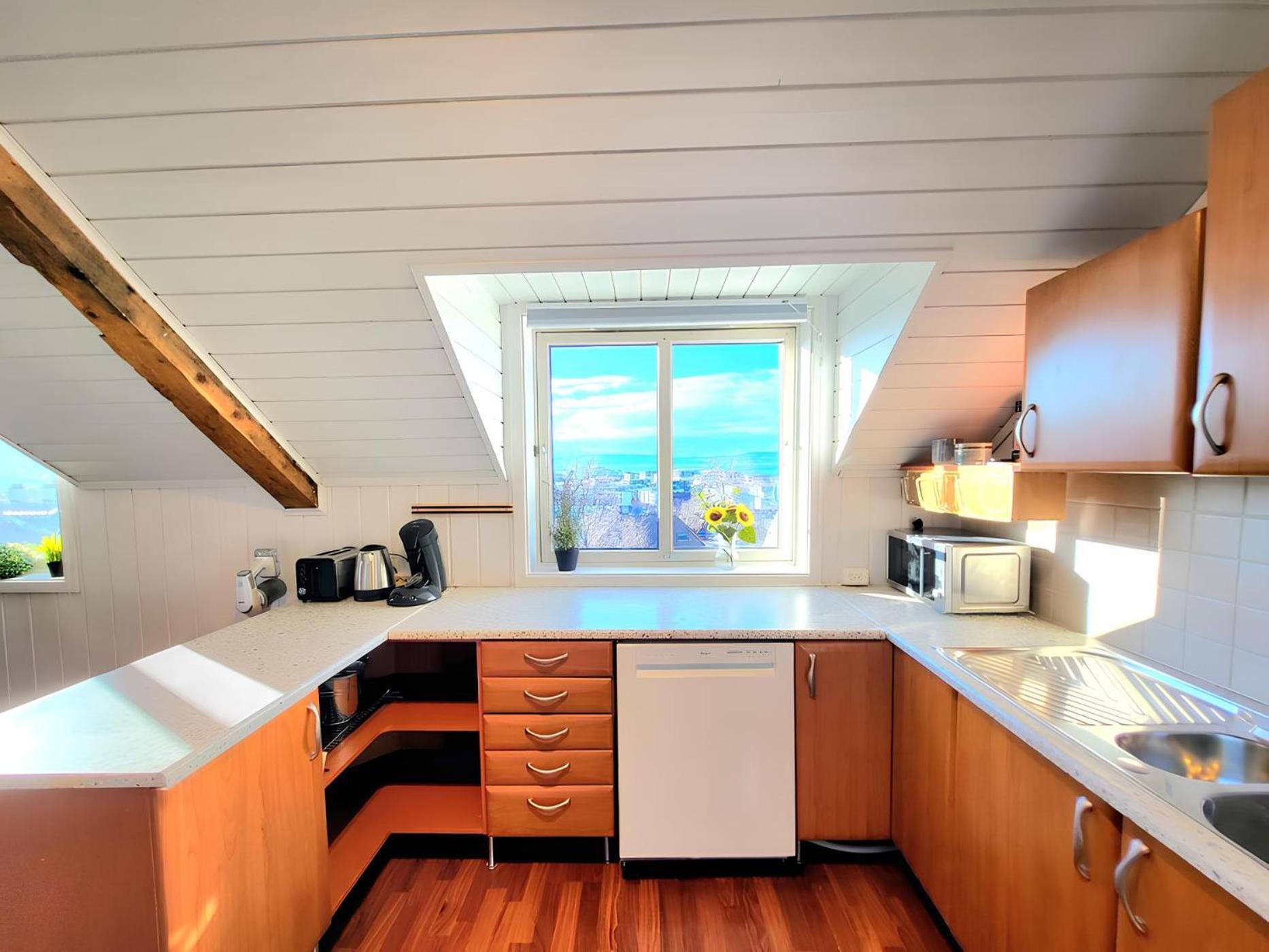 Sunset Penthouse, Fjord View & Parking Apartment Trondheim Exterior photo
